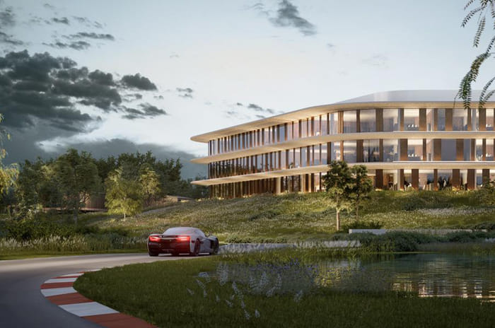 Rimac Nevera goes off-road at new Zagreb HQ